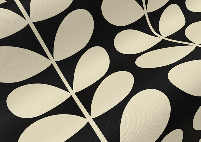 Orla Kiely Solid Stem, Black - Roller Blind - Image 4